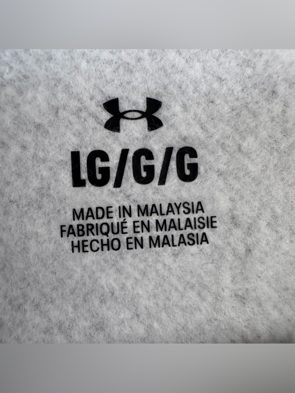 Under Armour Gray Fleece Crewneck Sweatshirt Size L - Picture 5 of 5